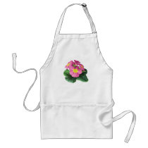 Bright Pink Primroses aprons