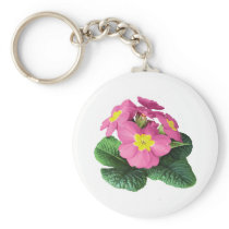 Bright Pink Primroses keychains