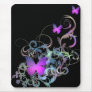 Bright Purple Butterfly Mousepad