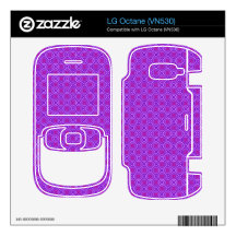bright purple circle pattern skins for the LG octane