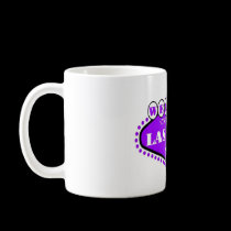 BRIGHT Purple Las Vegas Sign Mug by vegasdusoleil BRIGHT Purple Las Vegas Sign Mug