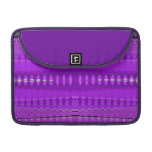 bright purple pattern sleeve for MacBook pro