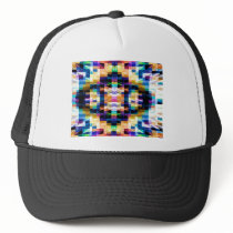 Bright Raibow Diamond - Meditation mandala V6 Trucker Hats