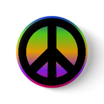 Bright Rainbow Button
