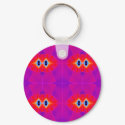 Bright Red and Purple keychains