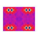 Bright Red and Purple postcards