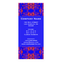 bright red blue rack cards