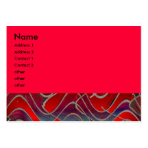 bright  red business cards