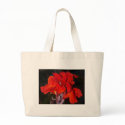 Bright red canna lily bags by rbb2676 Bright red canna lily bags