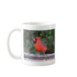 Bright Red Cardinal mugs