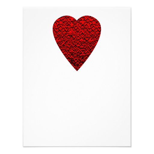 Bright Red Heart Picture. Announcements