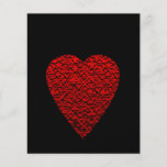 Bright Red Heart Picture. Custom Flyer