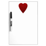 Bright Red Heart Picture. Dry-Erase Board