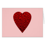 Bright Red Heart Picture. Greeting Cards