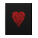 Bright Red Heart Picture. iPad Folio Covers