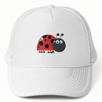 Bright Red Lady Bug Hat