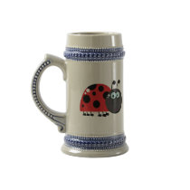 Bright Red Lady Bug Coffee Mugs