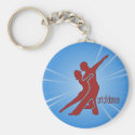 Bright Red Logo Key Chain