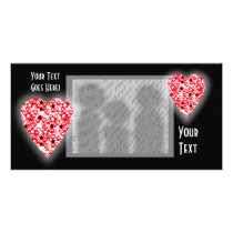 Bright Red Love Heart! Star Spade Diamond Pattern! photo cards by PsyborgAli Bright Red Love Heart! Star Spade Diamond Pattern! photo cards