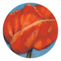 BRIGHT RED POPPY stickers by joyart BRIGHT RED POPPY stickers