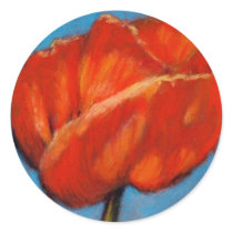 BRIGHT RED POPPY stickers by joyart BRIGHT RED POPPY stickers