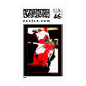 Bright Red postage