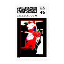 Bright Red postage
