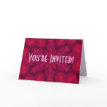 Bright Red-Violet Invitaion Greeting Cards