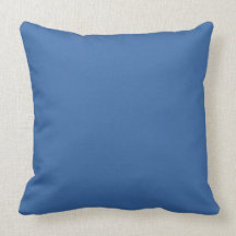 Bright royal blue pillow
