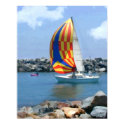 Bright Sail Heading to Sea posters