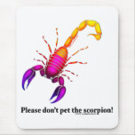 Bright Scorpion Mouse Pad
