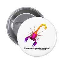 Bright Scorpion buttons