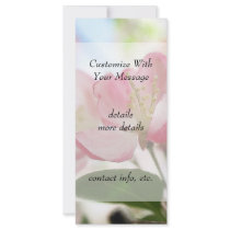Bright Spring Apple Blossoms Rack Card Template