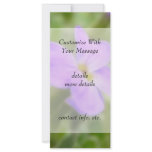 Bright Spring Rock Cress Flower Customized Rack Card