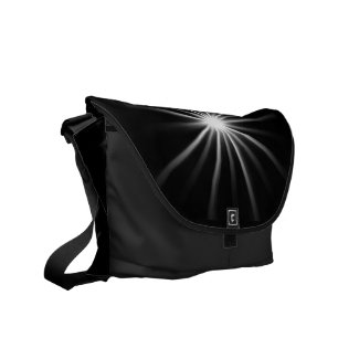 bright star in dark space courier bag