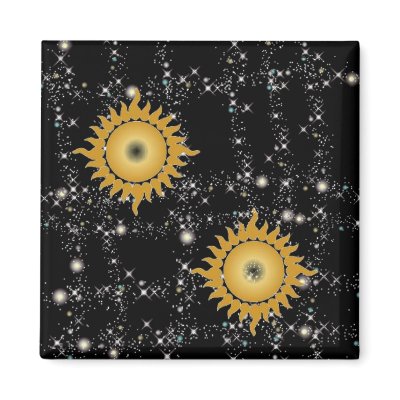 Bright Stars Refrigerator Magnets by DianasMoon