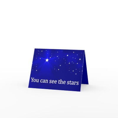 Bright Stars Shine Greeting Card by windyone