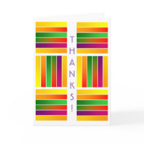 Bright stripes any occasion Thank You