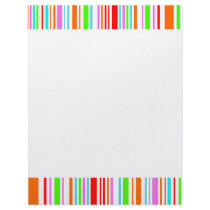 Bright Stripes Customized Letterhead