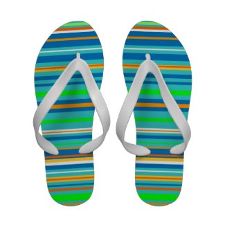 Bright Stripes Sandals