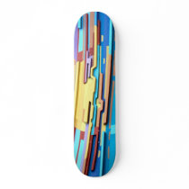 Bright Sun Art Design Skateboard