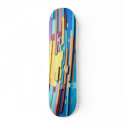 Bright Sun Art Design Skateboard