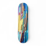 Bright Sun Art Design Skateboard