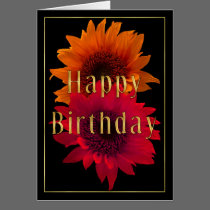 Bright Sunflowers - Happy Birthday cards