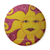 Bright sunshine magnets
