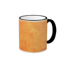 Bright tangerine orange mugs