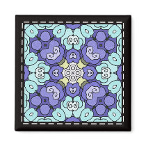 Bright Tile Magnet - 03 by ArtbyJean Bright Tile Magnet - 03