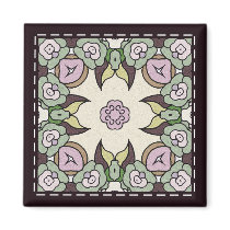 Bright Tile Magnet - 06 by ArtbyJean Bright Tile Magnet - 06