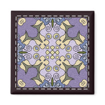 Bright Tile Magnet - 09 by ArtbyJean Bright Tile Magnet - 09