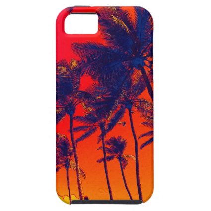 bright tropic palms case iPhone 5 cases